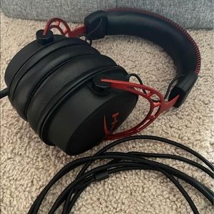 HyperX Cloud Alpha Gaming Headset & Desk Headset Hangers (2 Available)